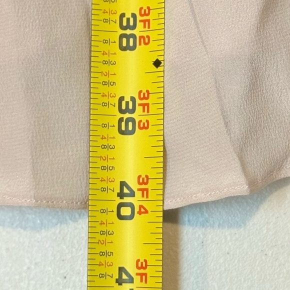 Derek Lam Silk Knee Length Mock Neck Striped Pleated Long Sleeves Keyhole Size 6 - Picture 11 of 12